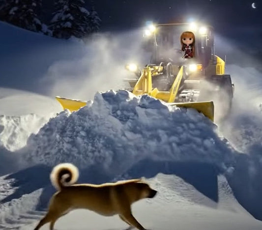 【音量注意】除雪するuna【動画】